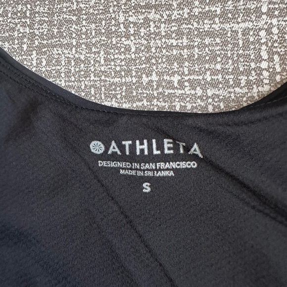 Athleta Black Sports Bra with removable Pads size small - Picture 5 of 7